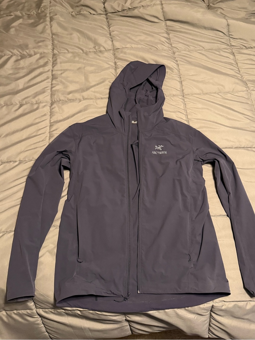 Arc'teryx Men's Hooded Softshell Jacket Gamma SL Hoody - Charcoal-dark blue